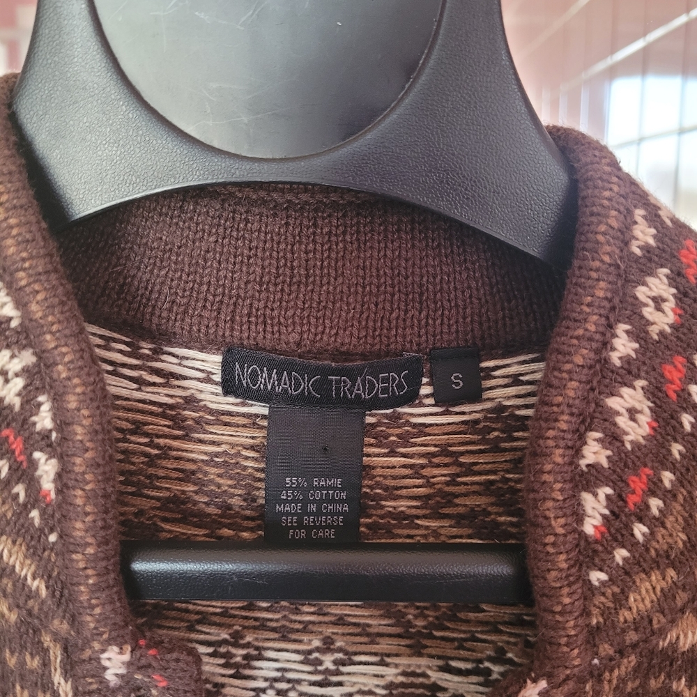 Button Down Nomadic Traders Sweater - image 2